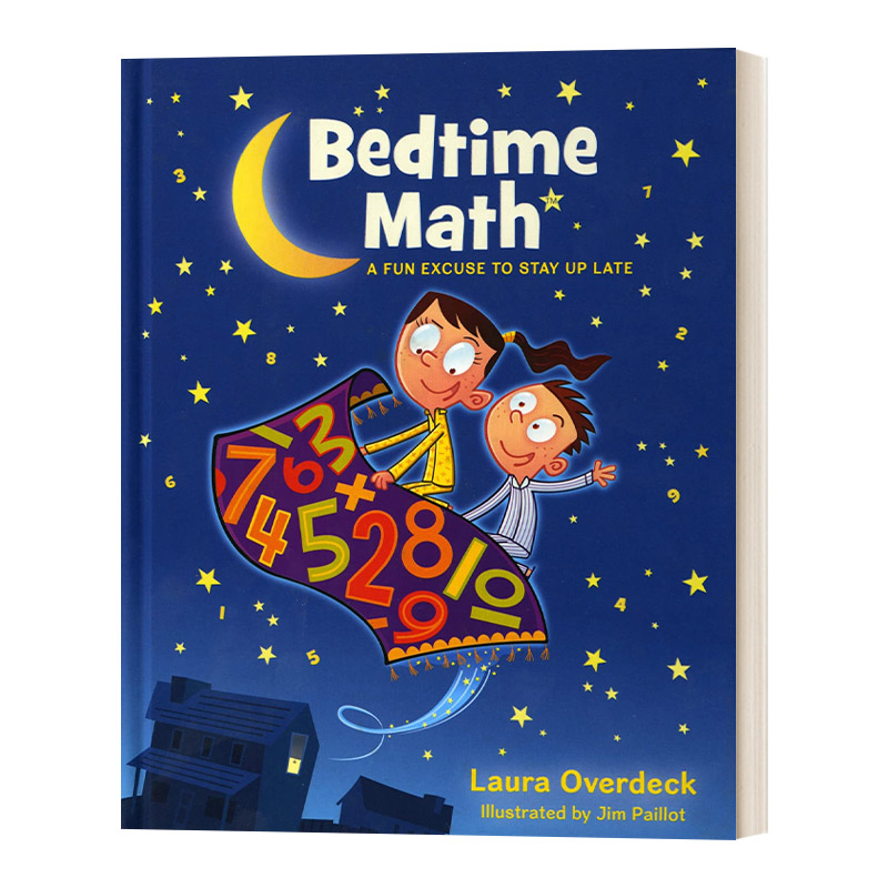英文原版 Bedtime Math A Fun Excuse to Stay Up Late 睡前数学1熬夜的有趣借口 精装 英文版 进口英语原版书籍