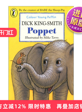 英文原版 Poppet 小象和小鼠的故事 迪克·金-史密斯经典动物小说 英文版 进口英语原版书籍