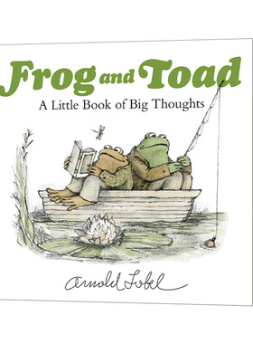 英文原版 Frog and Toad A Little Book of Big Thoughts 青蛙和蟾蜍 小书里的大思想 精装 英文版 进口英语原版书籍儿童图书