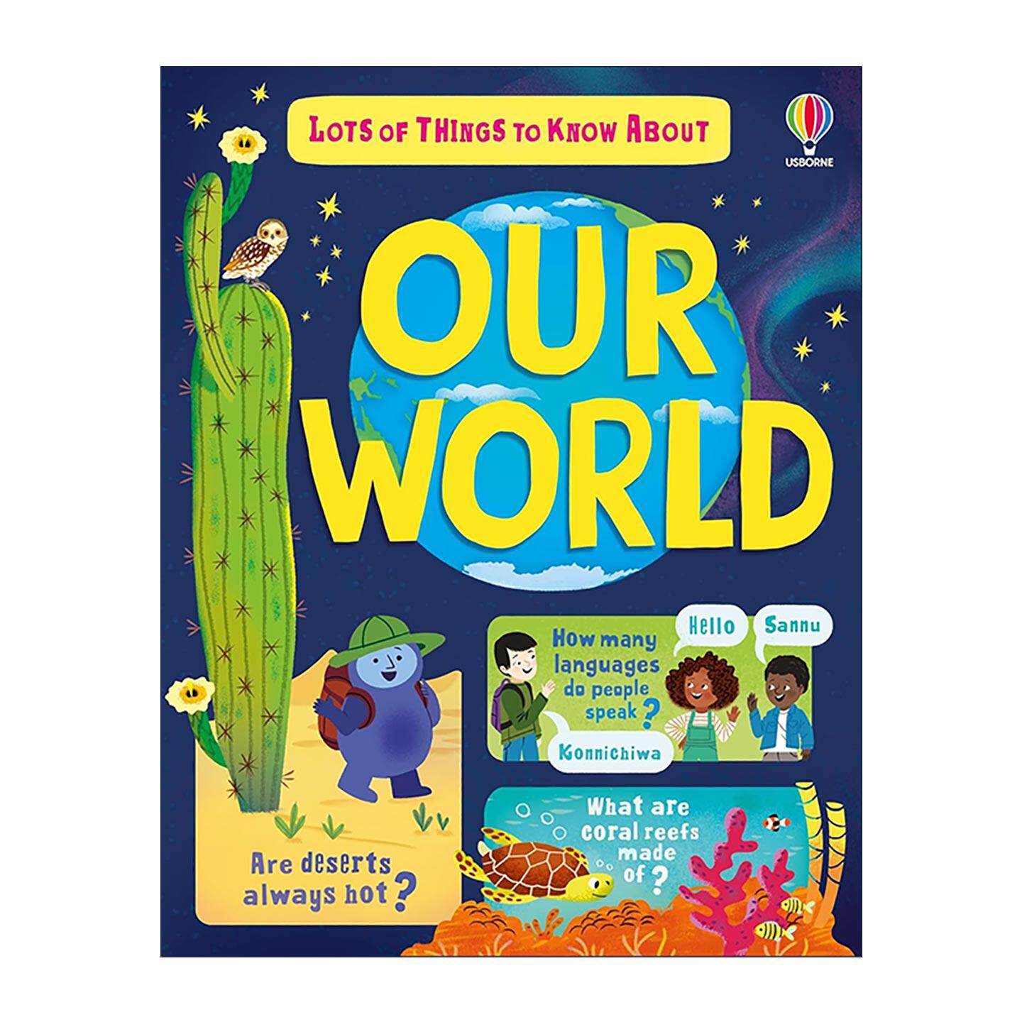 英文原版 Usborne Lots of Things to Know About Our World关于世界 你不知道的事 64个你永远猜不到的趣味事实 尤斯伯恩儿童科普