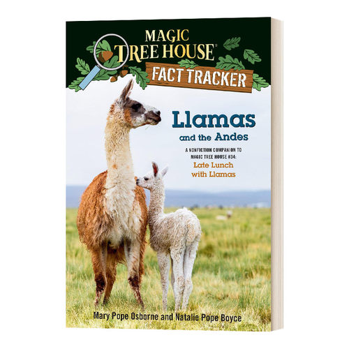 英文原版 Llamas And The Andes 神奇树屋小百科系列43 Magic Tree House Fact Tracker 儿童英语阅读趣味故事桥梁初级章节书