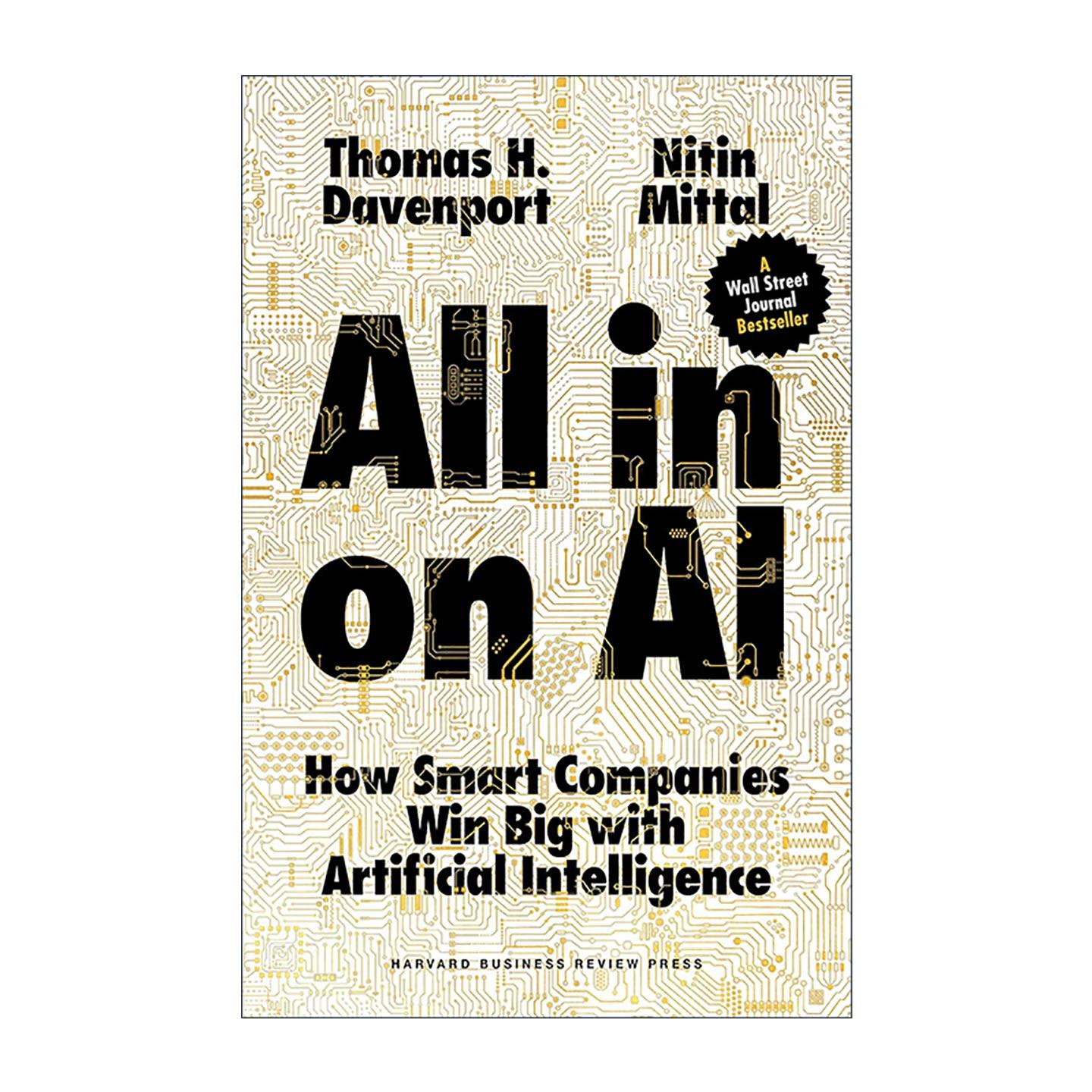 英文原版 All-in On AI AI行动方案 传统企业如何决胜人工智能转型 哈佛商业评论 精装 英文版 进口英语原版书籍