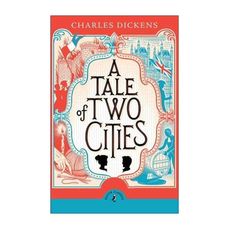 英文原版 A Tale of Two Cities 双城记 查尔斯·狄更斯 Puffin儿童经典系列 英文版 进口英语原版书籍