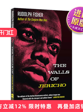 英文原版 The Walls of Jericho 杰里克的墙 鲁道夫·费希尔 哈莱姆文艺复兴经典讽刺小说 法师之死作者 英文版 进口英语原版书籍