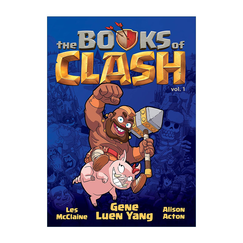 英文原版 The Books of Clash Volume 1 冲突之书1 青少年图像小说 部落冲突与皇室战争角色 英文版 进口英语原版书籍