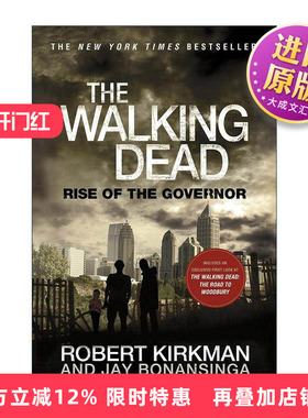 英文原版 The Walking Dead Rise of the Governor 行尸走肉 州长的崛起 影视小说 英文版 进口英语原版书籍