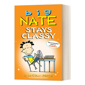 英文原版 Big Nate Stays Classy 大内特系列1+2合集 全彩漫画小说 英文版 进口英语原版书籍