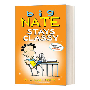 2合集 书籍 Nate 进口英语原版 英文版 全彩漫画小说 大内特系列1 Classy Stays Big 英文原版