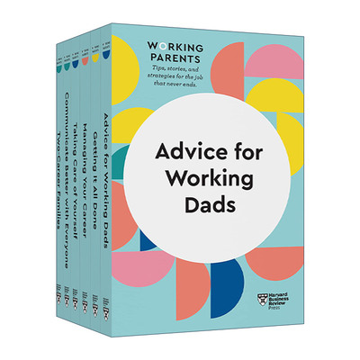 英文原版 HBR Working Dads Collection 6 Books 哈佛商业评论工作中的父母系列 工作中的爸爸 6册套装 英文版 进口英语原版书籍
