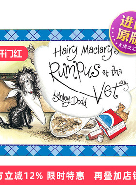 英文原版 Hairy Maclary's Rumpus At The Vet 毛毛狗大闹宠物医院 新西兰作家Lynley Dodd经典儿童绘本 英文版 进口英语原版书籍
