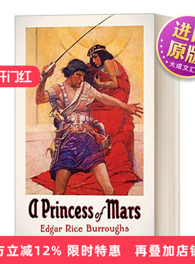 英文原版 A Princess of Mars 火星公主 Edgar Rice Burroughs 精装美国文库 英文版 进口英语原版书籍