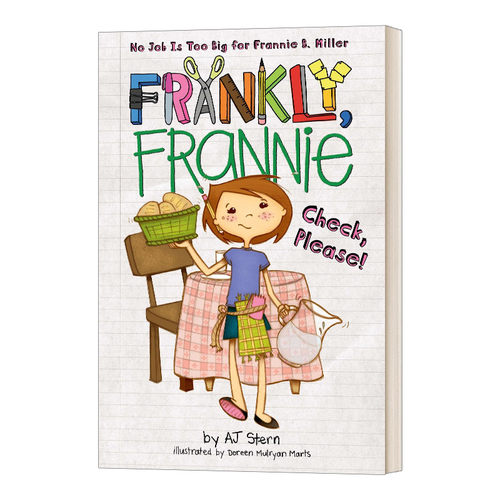 英文原版 Frankly Frannie Check Please 坦率点 弗兰妮3 英文版 进口英语原版书籍儿童图书
