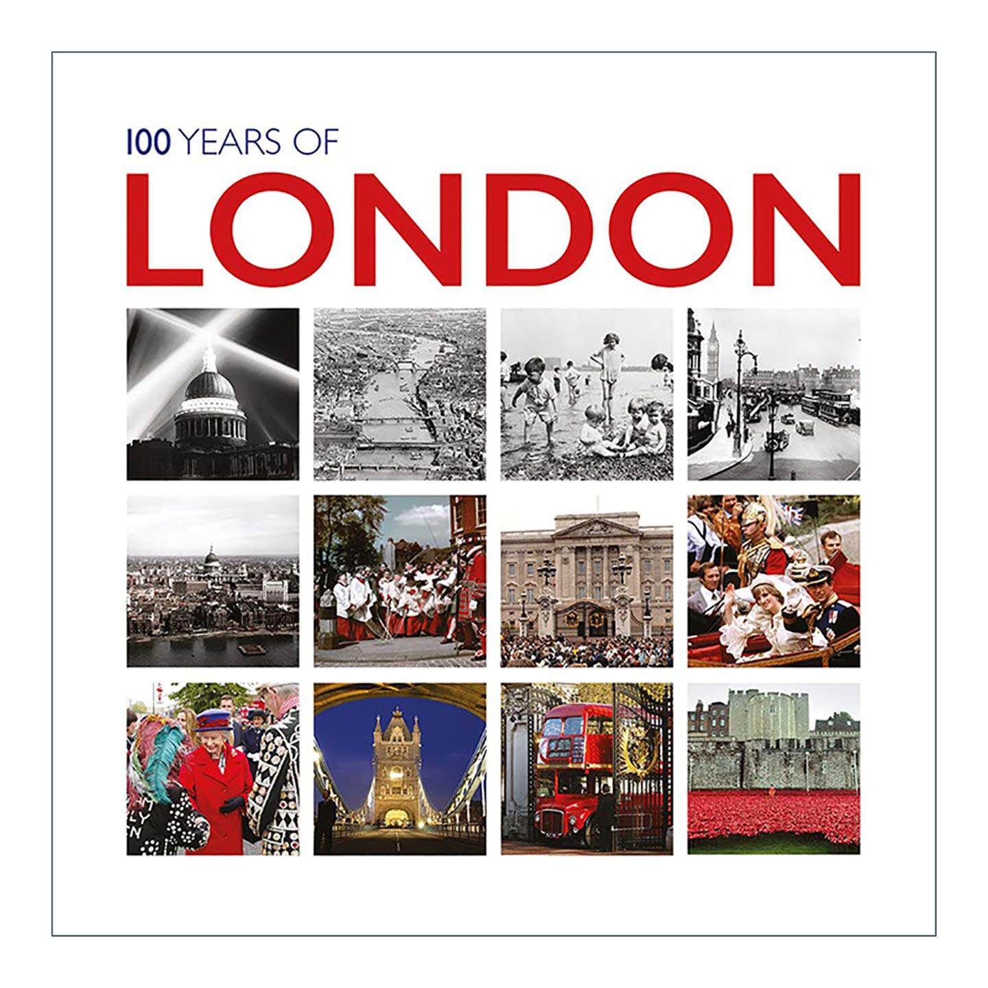 英文原版 100 Years of London 伦敦一百年 英国新闻协会视觉记录档案精装影集 大英博物馆书店同款 英文版 进口英语原版书籍