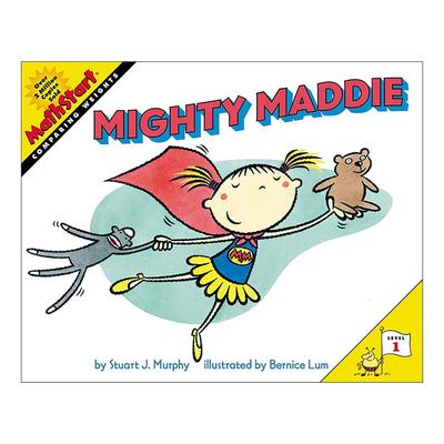 英文原版 Mathstart Level 1 Mighty Maddie 数学启蒙绘本1级 英文版 进口英语原版书籍