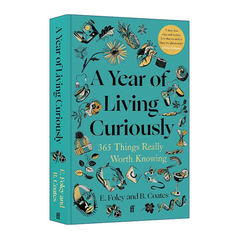英文原版 A Year of Living Curiously 好奇生活的一年 365件值得了解的知识 精装 英文版 进口英语原版书籍