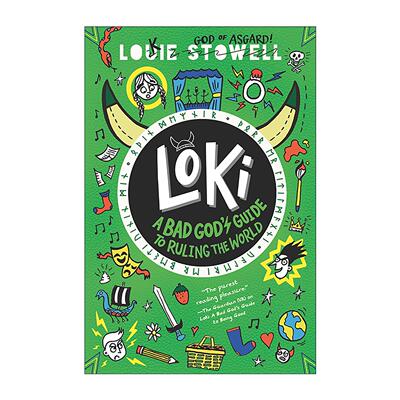 英文原版 Loki A Bad God's Guide to Ruling the World 洛基日记3 恶作剧之神统治世界 路易·斯托厄尔 儿童涂鸦日记校园生活漫画