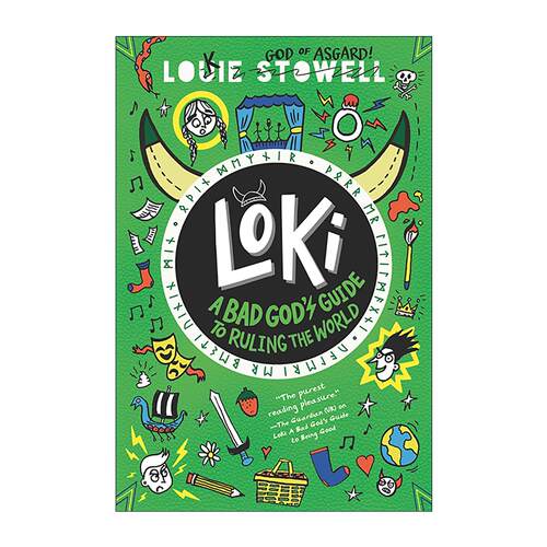 英文原版 Loki A Bad God's Guide to Ruling the World 洛基日记3 恶作剧之神统治世界 路易·斯托厄尔 儿童涂鸦日记校园生活漫画