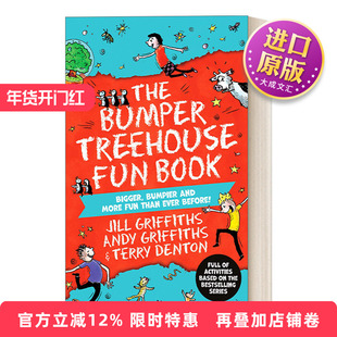 英文原版 The Bumper Treehouse Fun Book 小屁孩树屋系列 活动书解题游戏 儿童益智游戏 英文版 进口英语原版书籍
