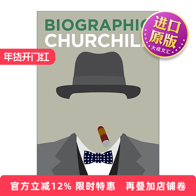 英文原版 Biographic Churchill 丘吉尔 信息图表式精装名人传记 英文版 进口英语原版书籍