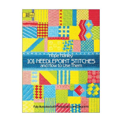 英文原版 101 Needlepoint Stitches and How to Use Them 101种针线活实用插图指南 针脚 装饰设计 英文版 进口英语原版书籍