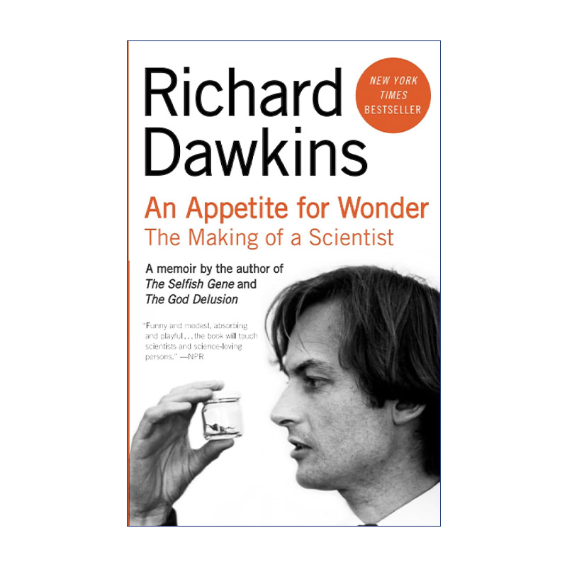 英文原版 An Appetite for Wonder 理查德道金斯传上 一个科学家的养成 英文版 进口英语原版书籍