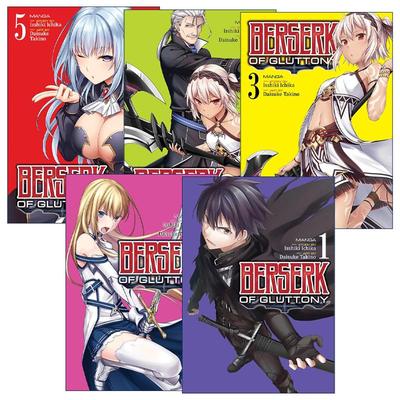 英文原版 Berserk of Gluttony暴食的巴萨卡1-5册 暴食的狂战士 同名动漫漫画 一色一凛 英文版 进口英语原版书籍