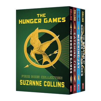 英文原版 Hunger Games Box Set 饥饿游戏4本盒装 含前传 英文版 进口英语原版书籍