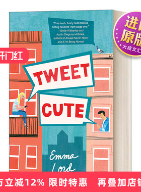 英文原版 Tweet Cute A Novel 可爱的鸣叫 青春浪漫小说 英文版 进口英语原版书籍