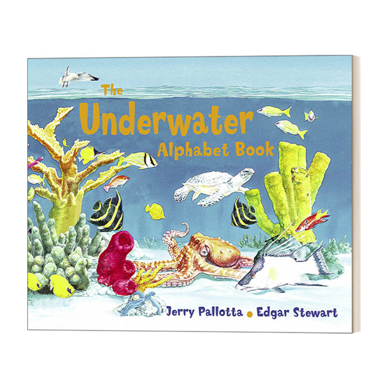 英文原版 the underwater alphabet book 水下字母表 儿童自然科普