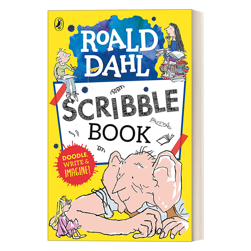 英文原版 Roald Dahl Scribble Book 罗尔