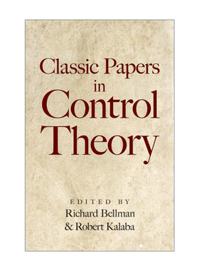 英文原版 Classic Papers in Control Theory Dover Books on Engineering 控制理论经典论文 数理 Richard Bellman 进口英语书籍