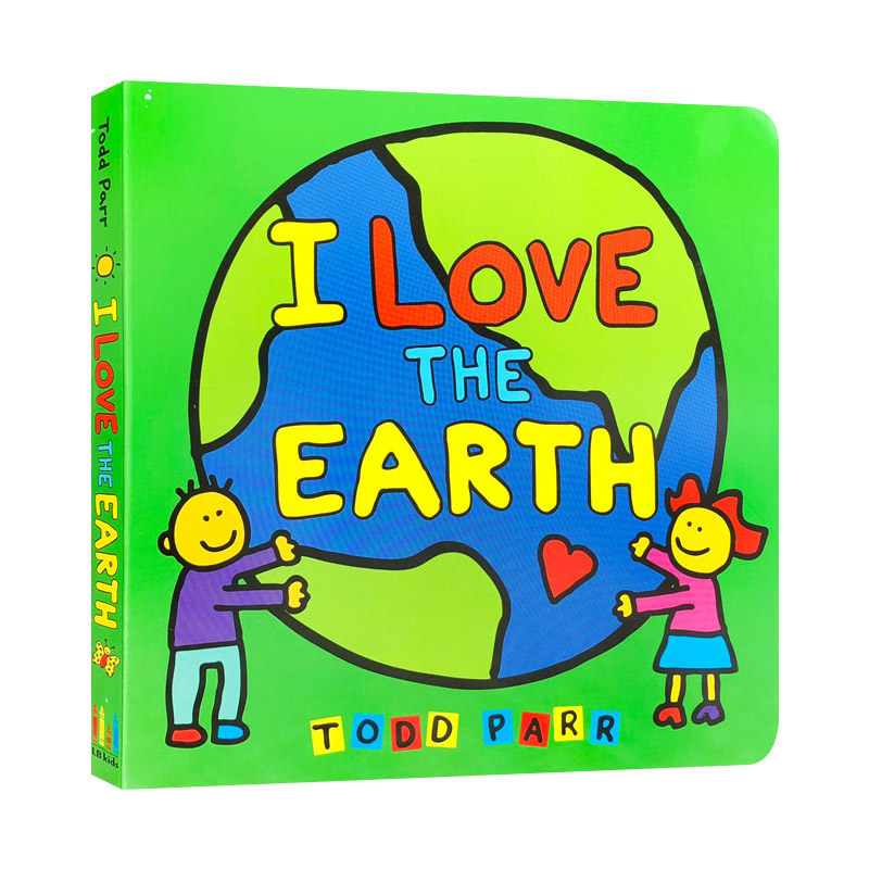 英文原版绘本 i love the earth我爱地球环保主题儿童英语启蒙撕不烂
