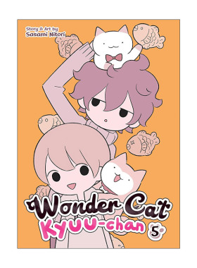 英文原版 Wonder Cat Kyuu-chan Vol.5 猫猫小九 神奇猫 卷五 治愈可爱漫画 似鸟佐佐美Sasami Nitori 英文版 进口英语原版书籍