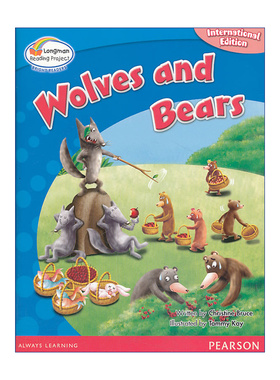 英文原版 Bright Readers L5 Wolves & Bears 小学英语分级阅读绘本5级 狼和熊 英文版 进口英语原版书籍