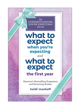 英文原版 What to Expect 海蒂怀孕大百科+新生儿育儿指南 2本合集 英文版 进口英语原版书籍