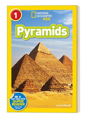 英文原版 National Geographic Kids Readers L1 Pyramids 国家地理儿童分级读物第1级 金字塔 英文版 进口英语原版书籍