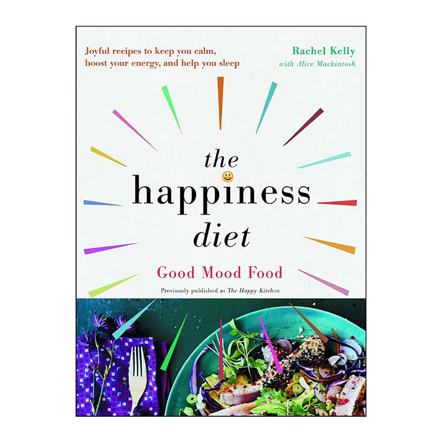英文原版 The Happiness Diet 好心情饮食 附情绪饮食日记模板 两周可看到睡眠 精力与焦虑评分的可量化变化 进口英语原版书籍