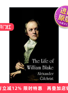 英文原版 The Life of William Blake 威廉·布莱克的一生 传记 失乐园 Alexander Gilchrist 英文版 进口英语原版书籍