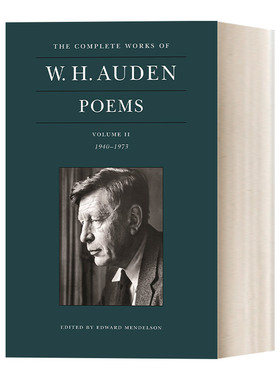 英文原版 The Complete Works of W. H. Auden Poems  Volume II 奥登全集 诗歌 第二卷 1940–1973年 精装 英文版 进口书籍