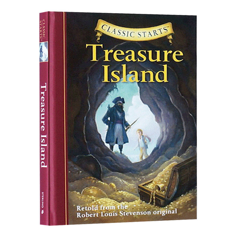 精装 classic starts treasure island 英文原版 开始读经典 金银岛
