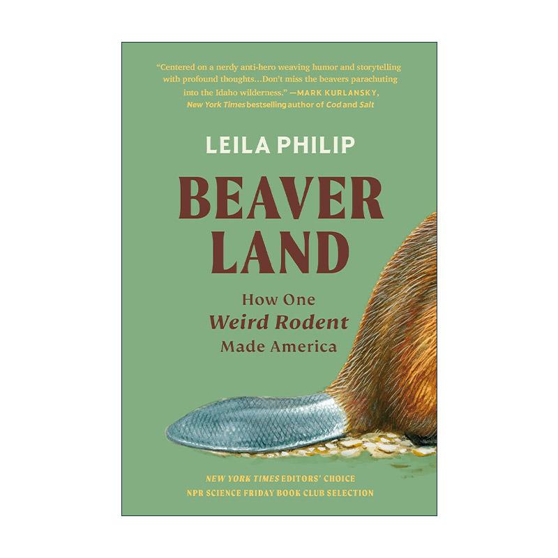 英文原版 Beaverland 河狸 啮齿动物在美国历史和文化中的影响 英文版 进口英语原版书籍