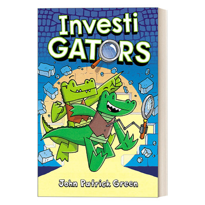 英文原版 InvestiGators 鳄鱼侦查员1 精装 全彩漫画书绘本 故事图画本 中小学英语课外阅读 英文版 进口英语原版书籍