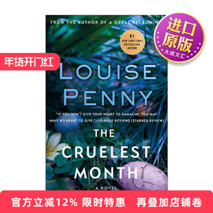 英文原版 The Cruelest Month A Chief Inspector Gamache Novel 凶屋的诅咒 露易丝佩妮 伽马什探长系列3 英文版进口英语原版书籍