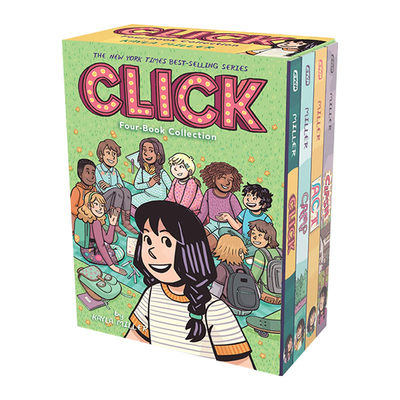 英文原版 Click 4-Book Boxed Set 青少年图像小说4本 A Click Graphic Novel 系列 英文版 进口英语原版书籍