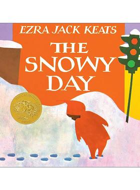 英文原版 The Snowy Day 下雪天 凯迪克金奖 艾兹拉·杰克·季兹 大开本纸板书 英文版 进口英语原版书籍