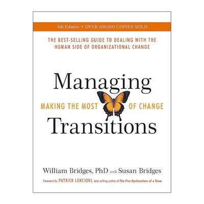 英文原版 Managing Transitions 过渡管理 如何应对组织变革 威廉·布里奇斯 英文版 进口英语原版书籍