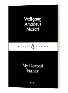 英文原版 My Dearest Father 莫扎特 我亲爱的父亲 小黑书 英文版 进口英语原版书籍