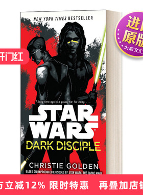 英文原版小说 Star Wars Dark Disciple 星球大战 黑暗信徒 英文版 进口英语原版书籍