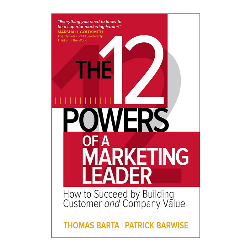 英文原版 12 Powers of a Marketing Leader 营销领导者的12种力量 精装 英文版 进口英语原版书籍