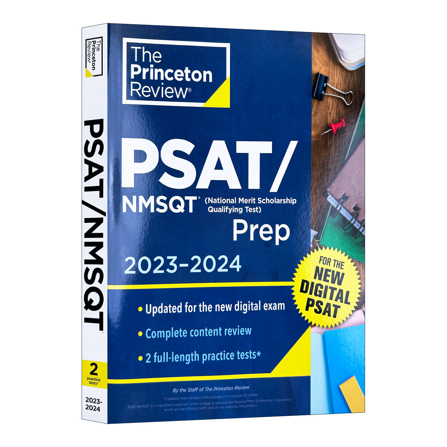 英文原版 Princeton Review PSAT/NMSQT Prep  2023-2024 普林斯顿美国中学生初步学术评估测试备考用书 2023-2024英文版进口书籍
